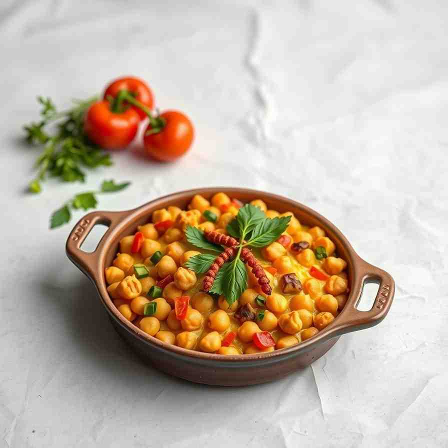Mediterranean Diet Vegetarian - Easy Karantika Chickpea Bake